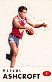 1996 Select AFL Stickers - Stand Ups #5 Marcus Ashcroft Front